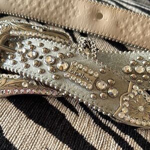 BB Simon Swarovski Crystals! 36in Belt